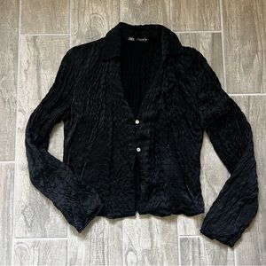 Zara Button Down Blouse